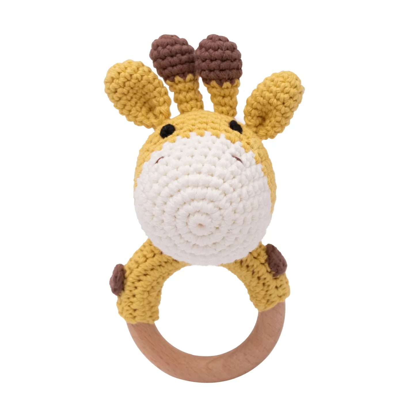 Baby Crochet Bunny Rattles Giraffe