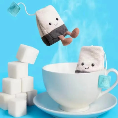 Jellycat Amuseables Steepy Tea Bag | Soft Plush Collectible