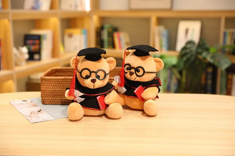 Plush Graduation Teddy Bear Stuffed Toy - 18/23cm