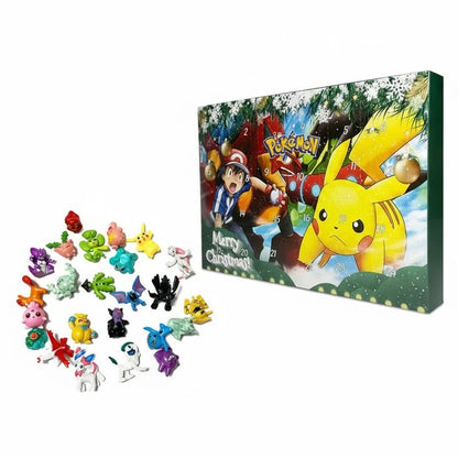 Pokémon Advent Calendar Box – 24-Piece Anime Figure Set | Pikachu, Charizard & More Multicolor 6