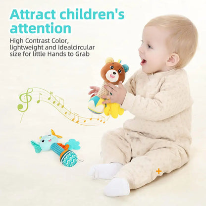 Baby Plush Rattle Toy