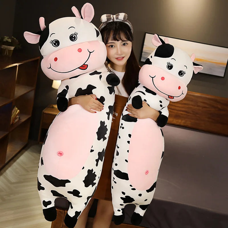 Large Plush Milk Cow Stuffed Toy 80-120cm