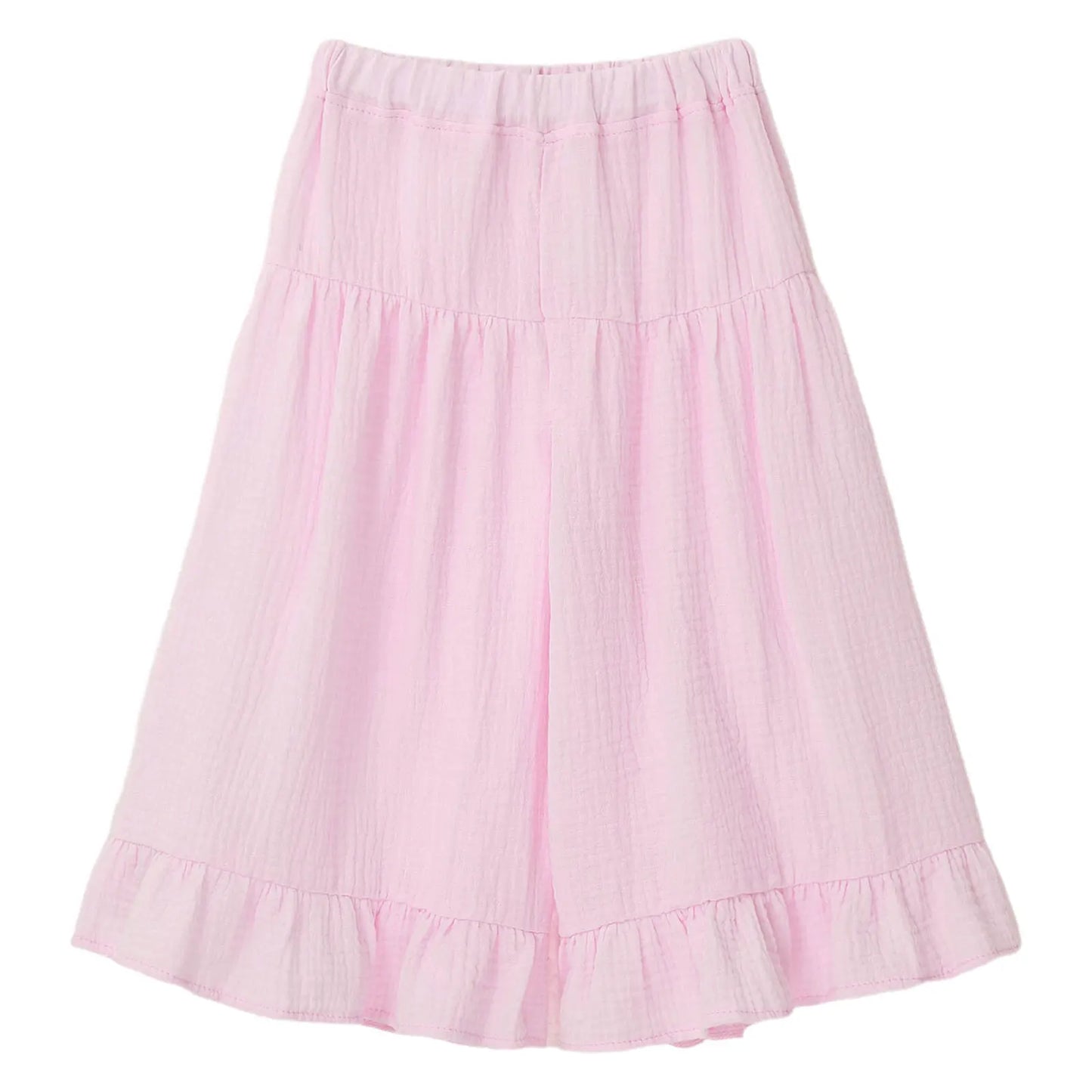 Girls Wide Leg Ruffled Trousers (Age 6M-8YRS)