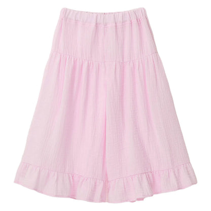 Girls Wide Leg Ruffled Trousers (Age 6M-8YRS)