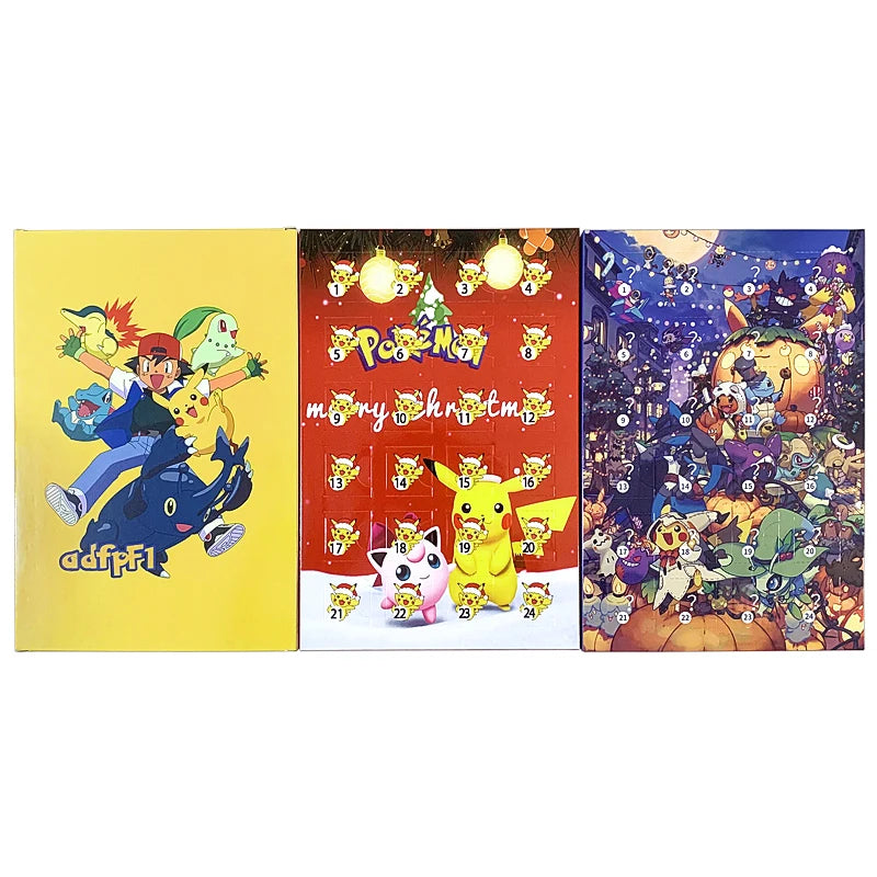 Pokémon Advent Calendar Box – 24-Piece Anime Figure Set | Pikachu, Charizard & More
