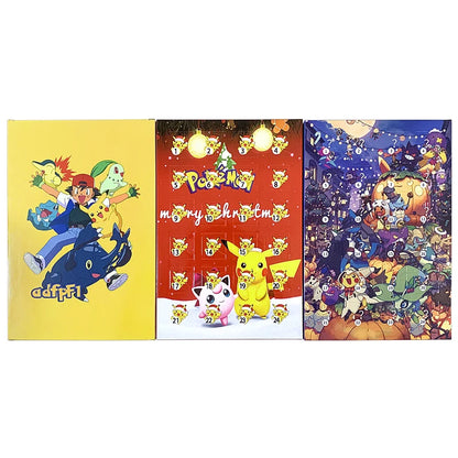 Pokémon Advent Calendar Box – 24-Piece Anime Figure Set | Pikachu, Charizard & More