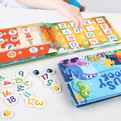 Montessori Busy Book Educational Toy