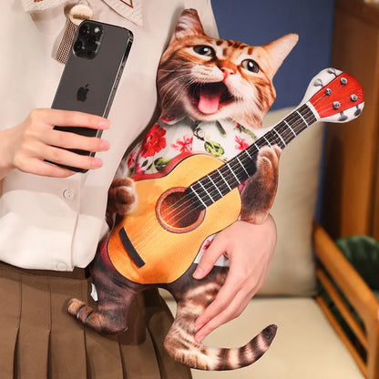 Plush Funny 3D Cat Plush Stuffed Toy 30-40cm