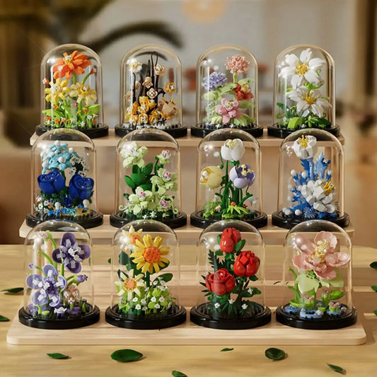 Building Block Flower Bouquet DIY