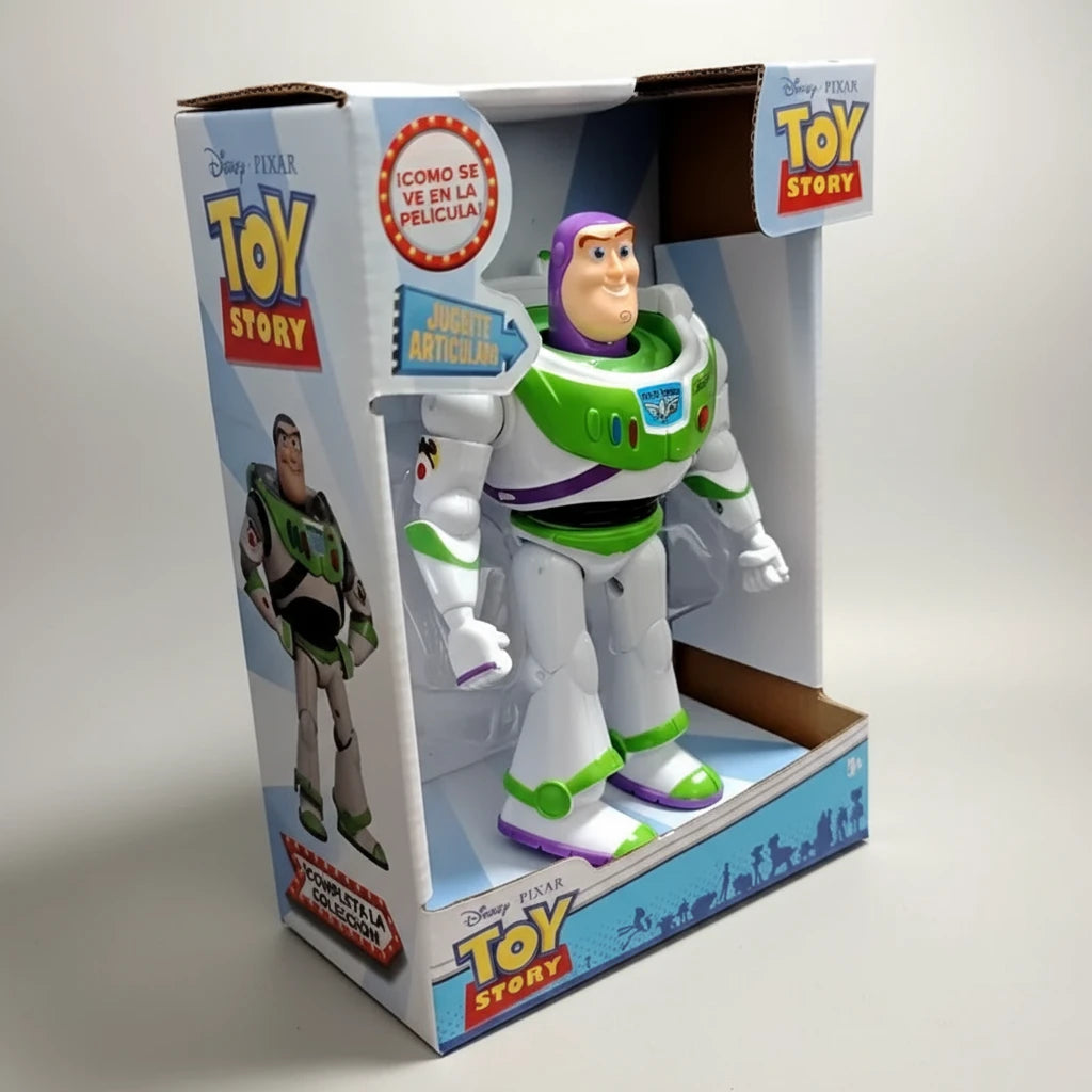 Toy Story Buzz Lightyear Action Figure – Poseable Model Toy | Pixar-Inspired Robot Doll