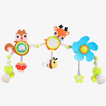 Baby Stroller Arch Mobile Musical Toy Deer