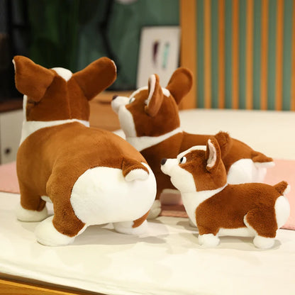 Plush Corgi Dog Stuffed Toy 23-45cm