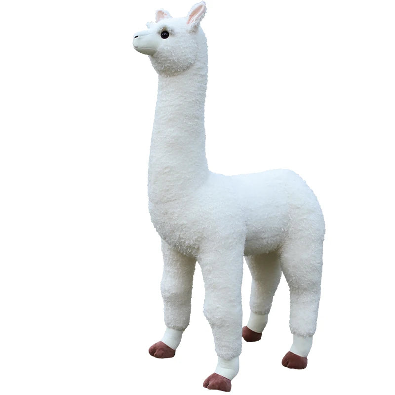 Large Alpaca Plush Stuffed Doll Llama Toy - 38-80CM