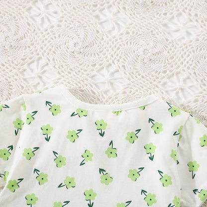 Baby Girls Summer Cotton Flower Dress (Age 6M-24M)