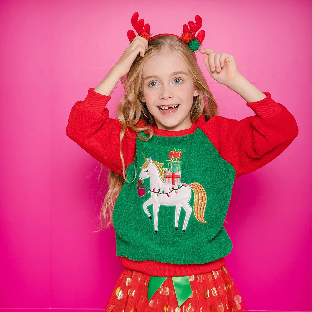 Girls Fleece Jumper (Age 3-12YRS)