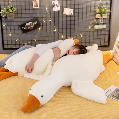 Large Plush Goose Sleeping Pillow Stuffed Toy - 50/90/130CM