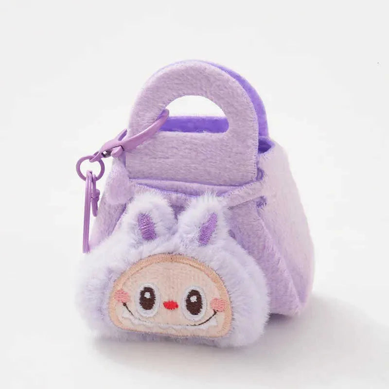 Labubu The Monsters – Keychain Coin Purse | Plush Storage Bag & Backpack Hanging Decoration