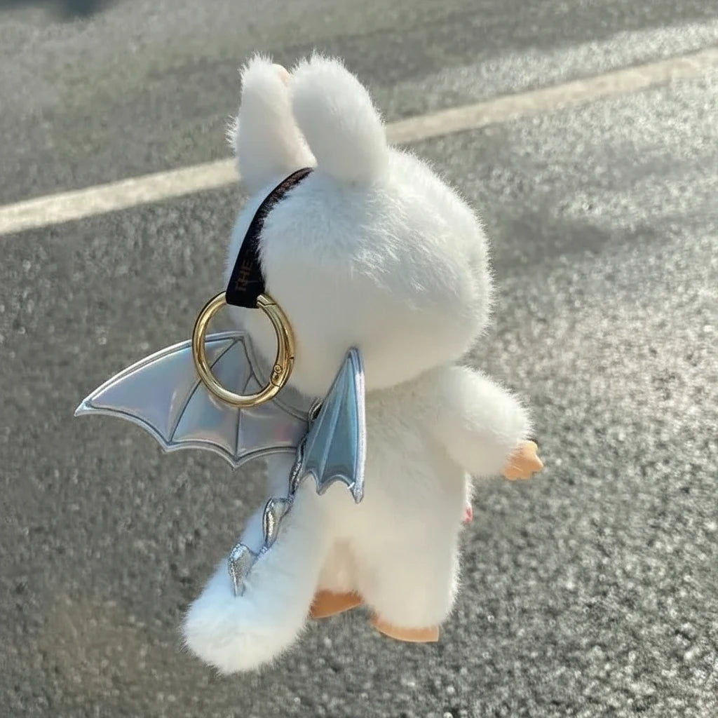 Labubu The Monsters – Angel in Clouds Series 17cm Vinyl Base Doll Pendant