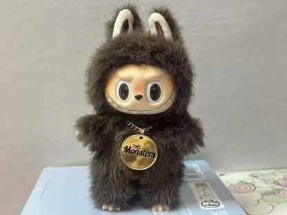 Labubu Baby Plush – Little Leader Zimomo | Brown & Green Edition | High‑Quality Pendant Blind Box Brown