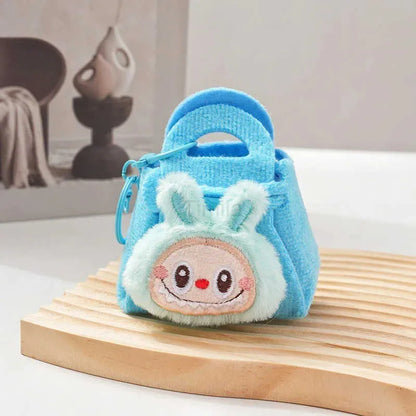 Labubu The Monsters – Keychain Coin Purse | Plush Storage Bag & Backpack Hanging Decoration