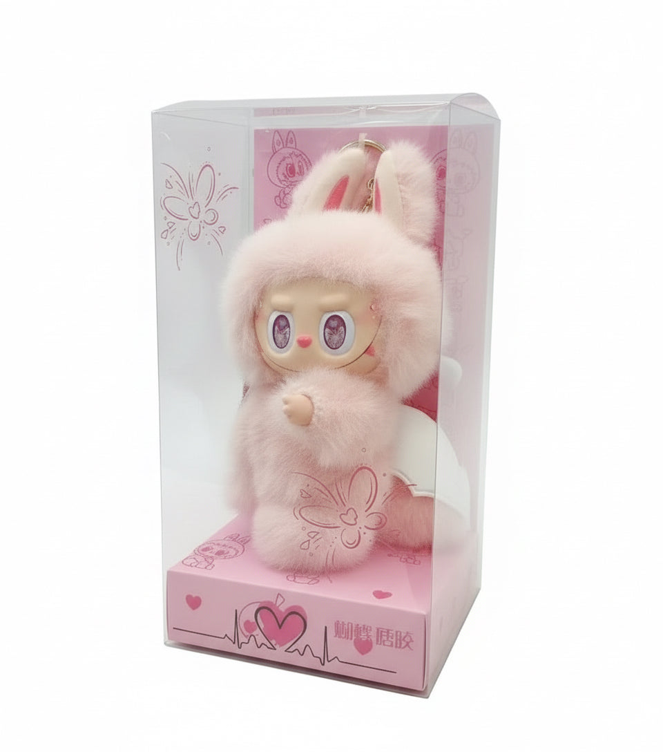 Labubu The Monsters – I Found You Vinyl Face Doll | Zimomo Series | 17cm Collectible Figure Pink with Box