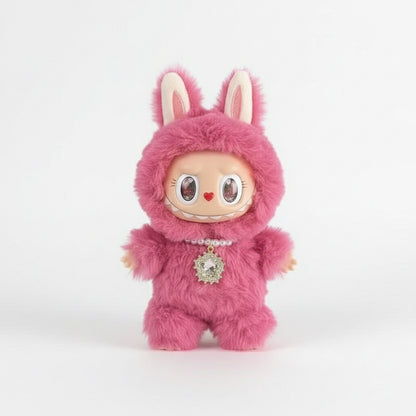 Labubu Mokoko Strawberry Shortcake Series – Velvet Blind Box Plush Toy | Pink Sweetheart Edition