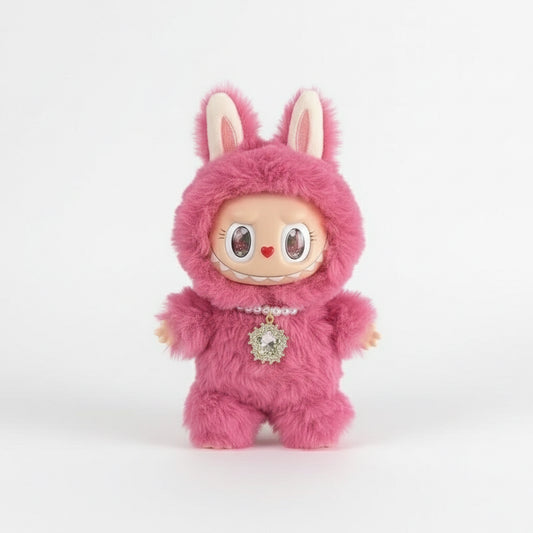 Labubu Mokoko Strawberry Shortcake Series – Velvet Blind Box Plush Toy | Pink Sweetheart Edition
