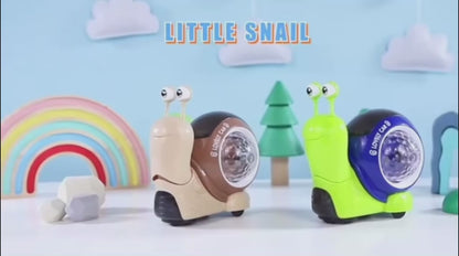 Musical Light Up Snail Robot Toy