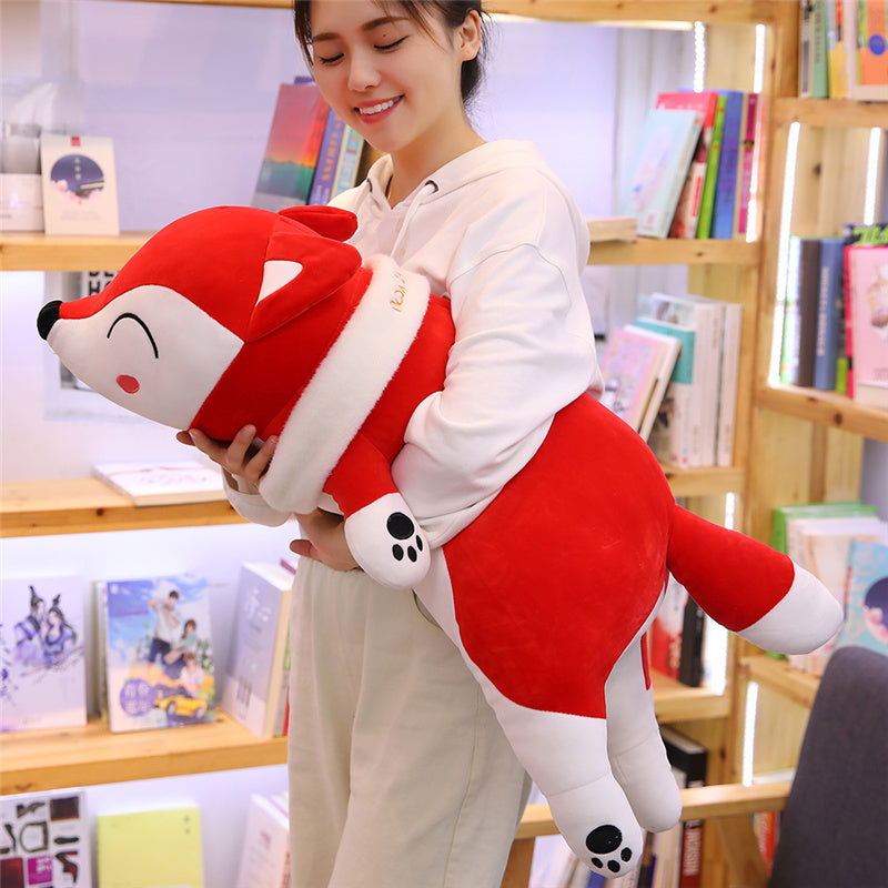 Large Plush Fox Stuffed Pillow Toy 35cm - 90cm