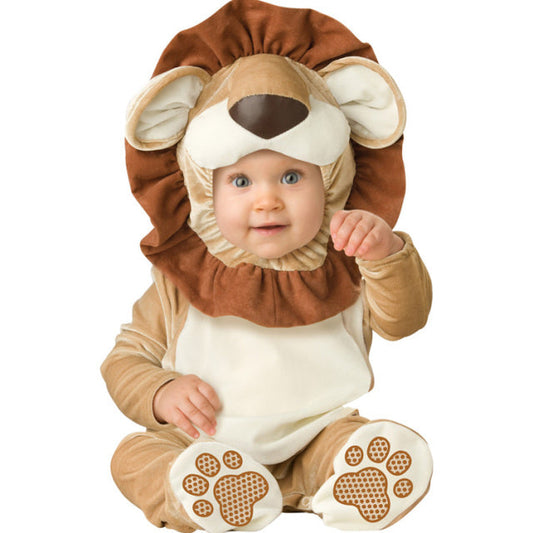 Baby Lion Animal Halloween Costume (Age 9M-24M) Brown