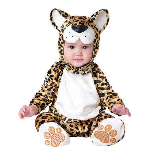 Baby Leopard Animal Halloween Costume (Age 9M-24M) Brown
