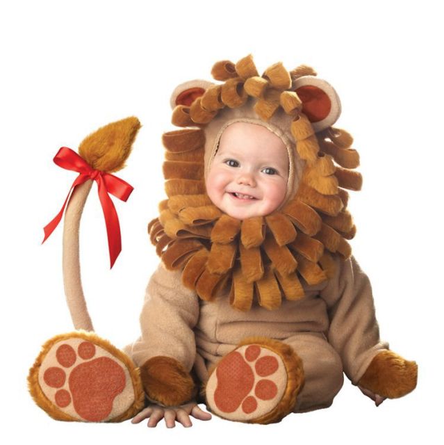 Baby Lion Animal Halloween Costume (Age 9M-24M) Brown