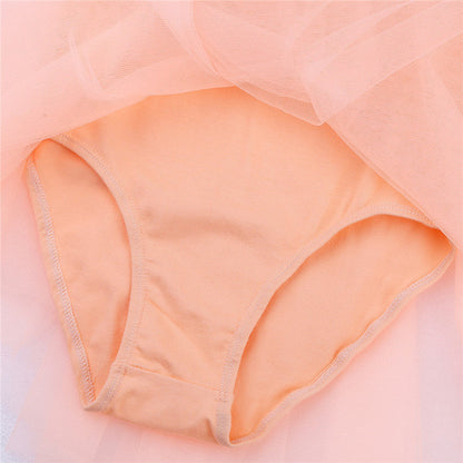 Girls Sequin Tulle Asymmetrical Leotard Dress (Age 5-14YRS)
