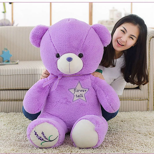 Large Plush Purple Teddy Bear Stuffed Toy 35cm-80cm