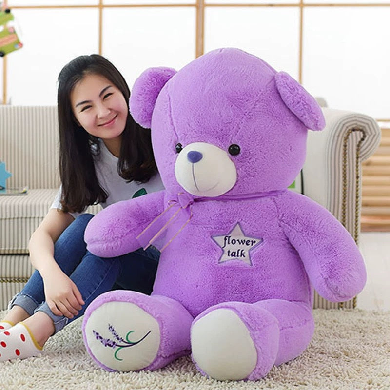 Large Plush Purple Teddy Bear Stuffed Toy 35cm-80cm