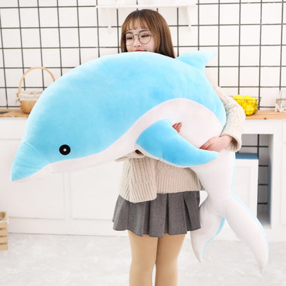 Large Plush Dolphin Pillow Stuffed Toy 30-50cm