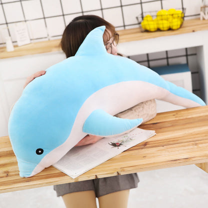 Large Plush Dolphin Pillow Stuffed Toy 30-50cm
