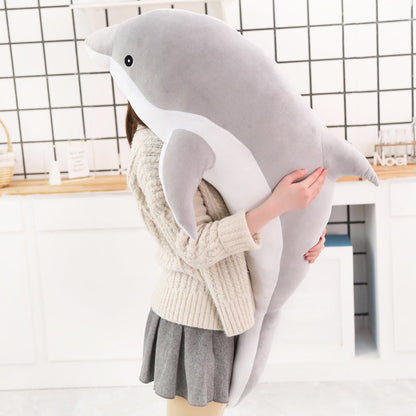 Large Plush Dolphin Pillow Stuffed Toy 30-50cm